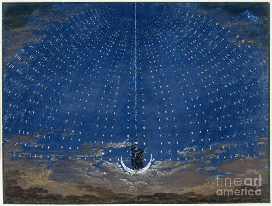 Stage Design For The Opera Die Drawing by Heritage Images