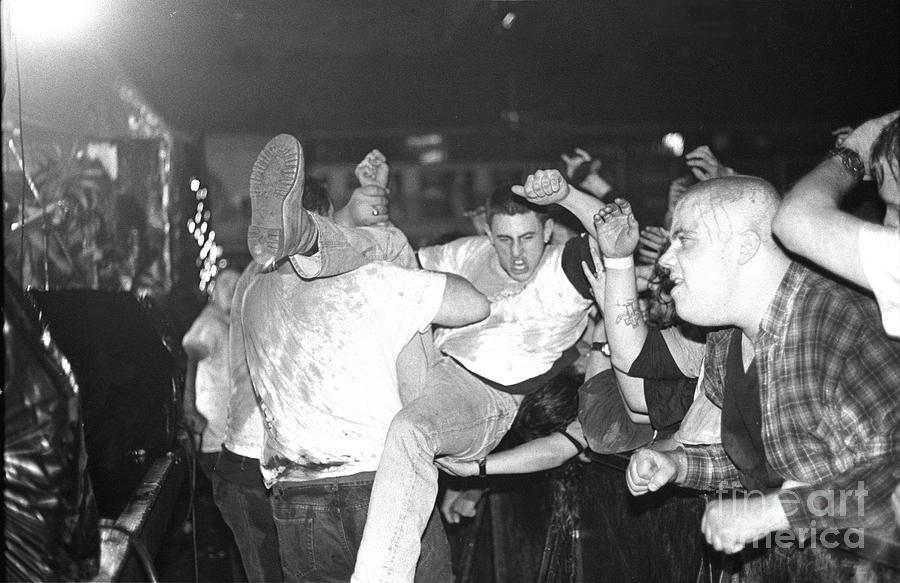 Stage Diving Madness Photograph by Concert Photos | Fine Art America