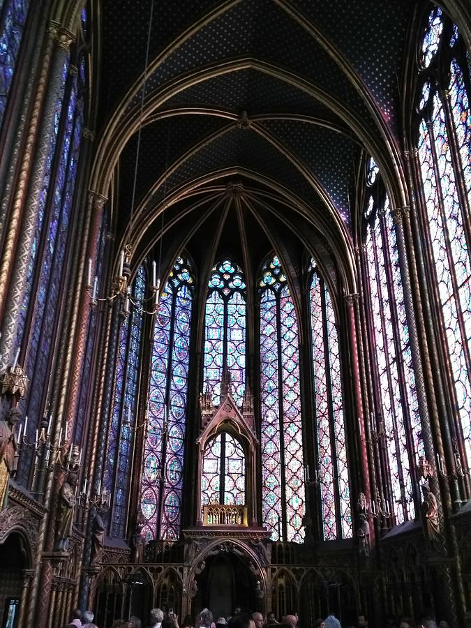 Stain Glass St. Chappelle Paris France Photograph by Patricia Ducher ...