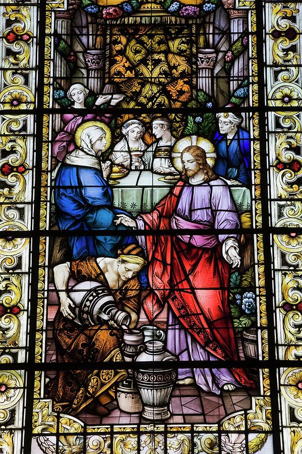 Stained Glass Window Depicting A Photograph by Design Pics / Perry Mastrovito Stained Glass Window Depicting A Photograph by Design Pics / Perry Mastrovito