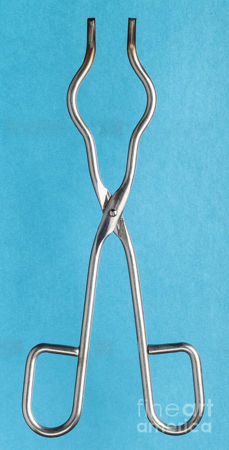 Stainless Steel Crucible Tongs Photograph by Martyn F. Chillmaid/science Photo Library