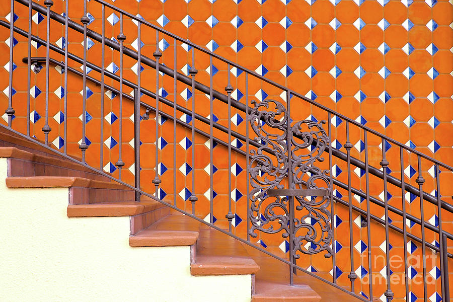 Architecture Photograph - Stair Abstract by Gary Richards