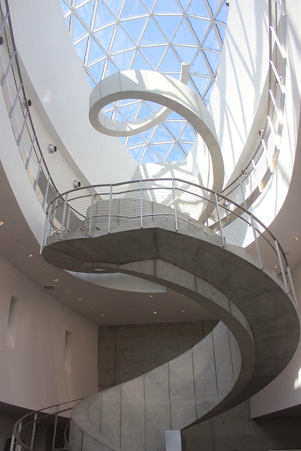Staircase, Dali Museum Photograph by Callen Harty