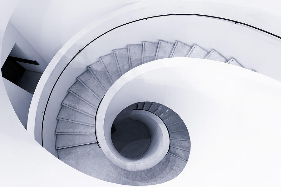 Staircase From Above Photograph by Martin Fleckenstein
