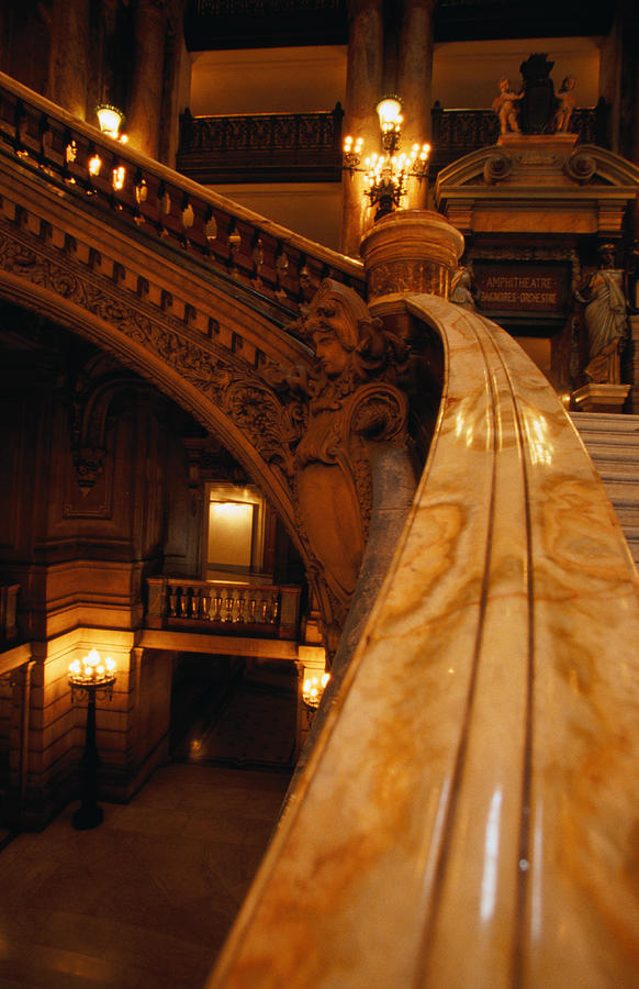 Staircase Inside Opera Garnier Photograph by Lonely Planet
