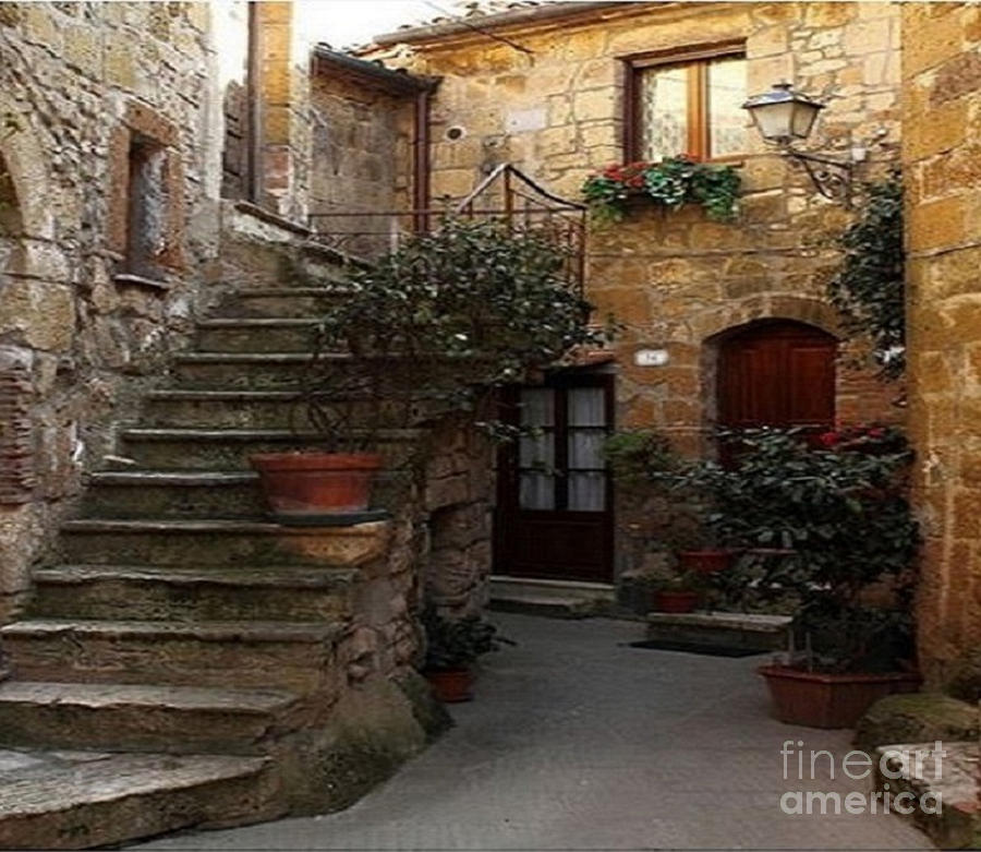 Stairs In Pitigliano Italy by Rod Jellison Stairs In Pitigliano Italy by Rod Jellison
