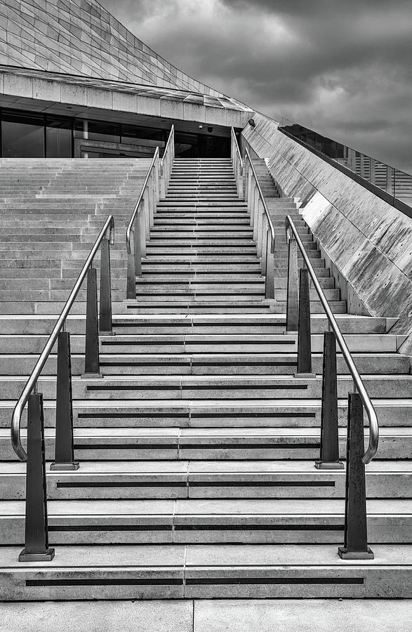 Stairs Monochrome Photograph by Jeff Townsend