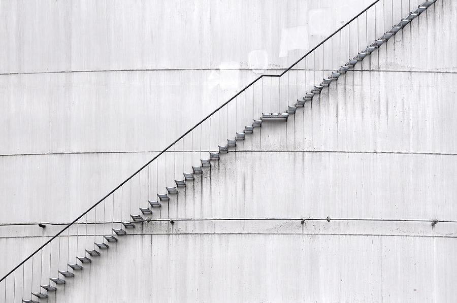 Stairs On A Huge Water Tank Photograph by Robert Götzfried (robgo76), Munich, Germany