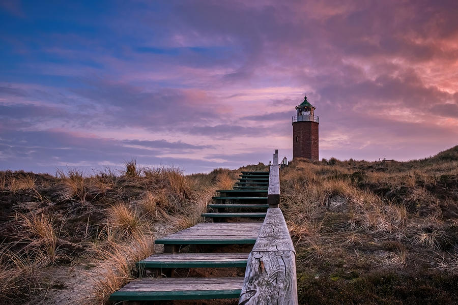 Stairs To The Lighthouse Photograph by Oliver Isermann