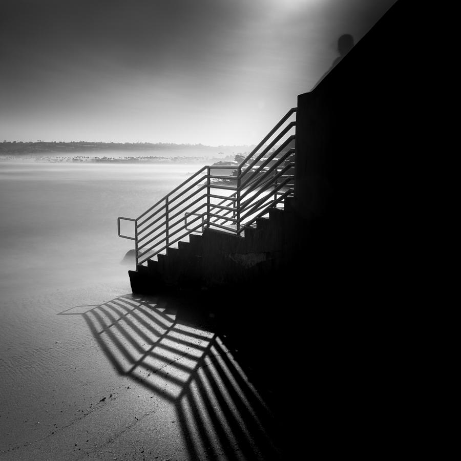 Stairs To The Sea Photograph by Yi Fan