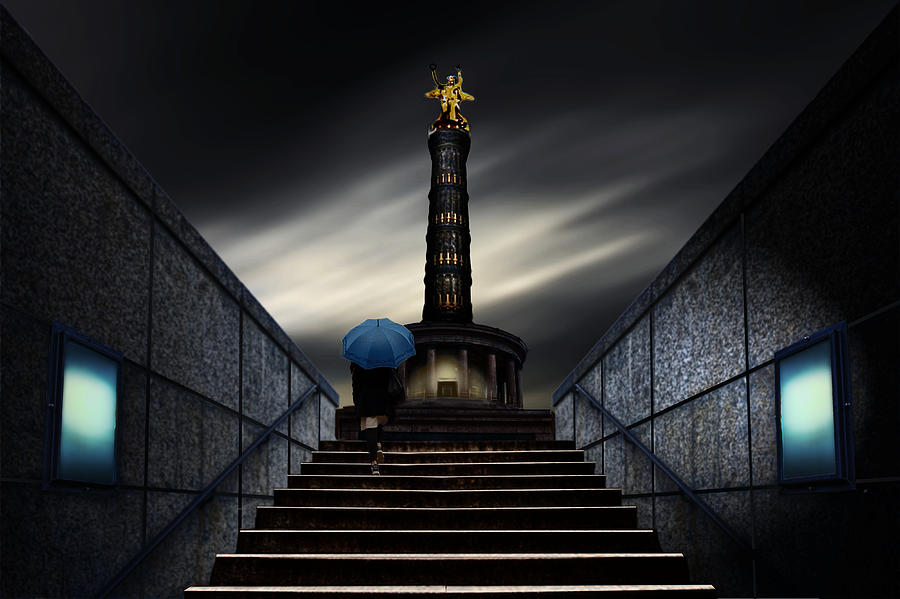 Berlin Photograph - Stairway To Darkness by Pierre Bacus