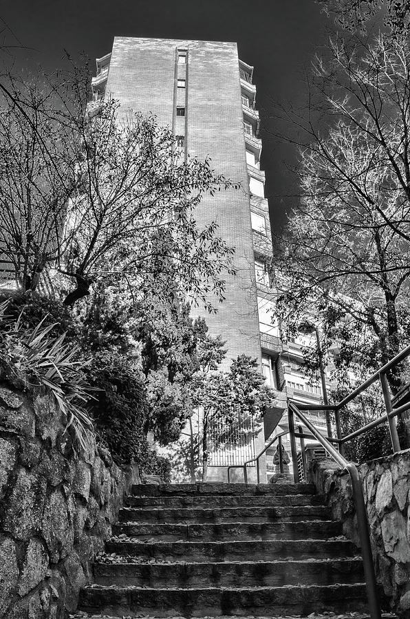 Architecture Photograph - Stairway to the towers by Borja Robles