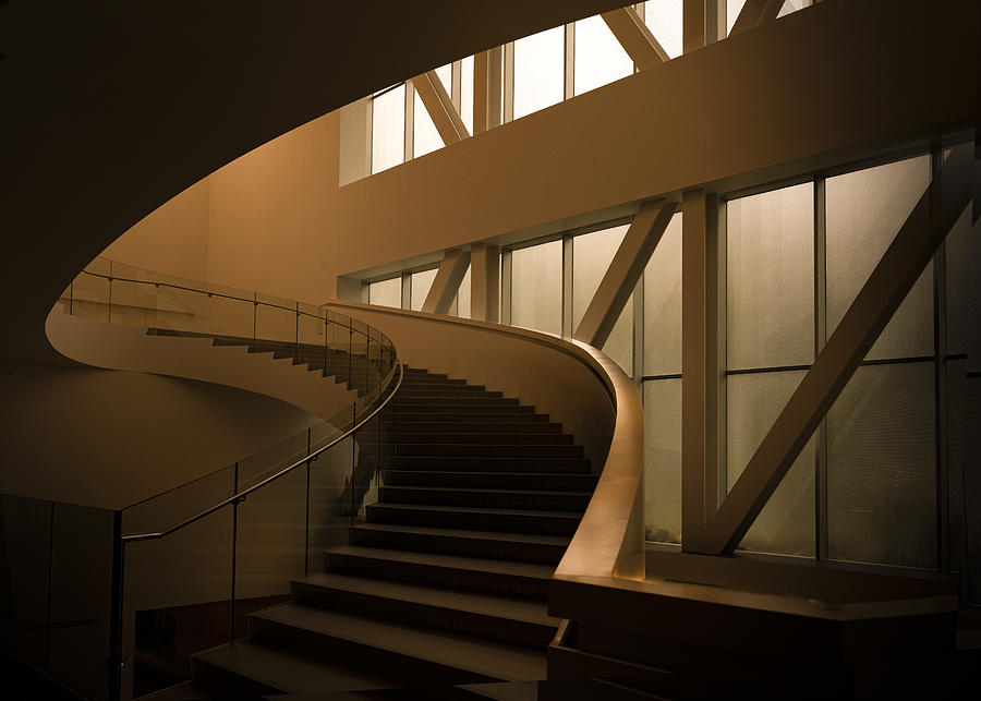 Architecture Photograph - Stairway by Vivian Wang