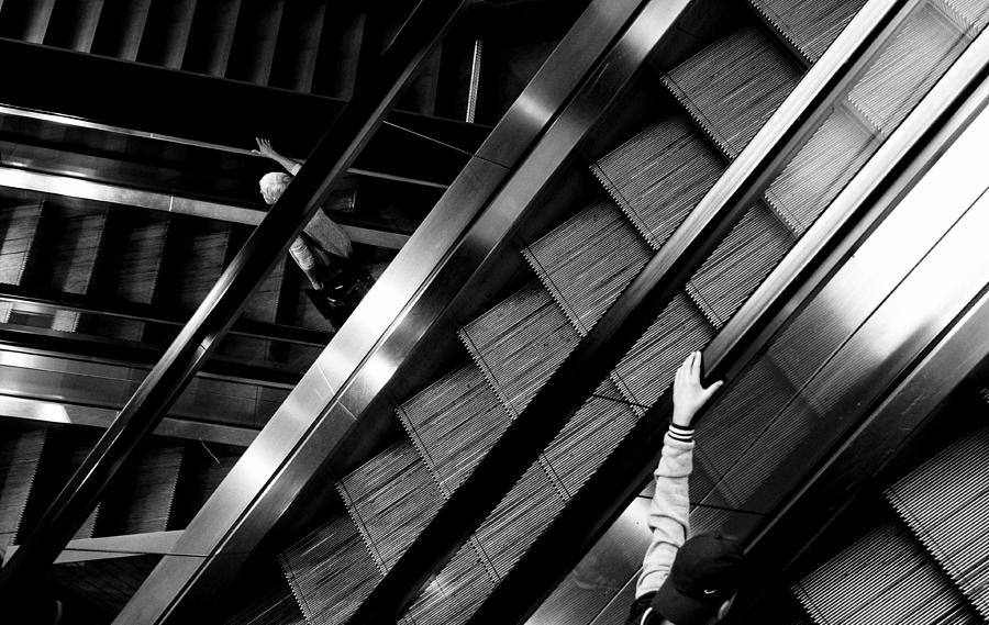 Street Photograph - Stairways by Jef Flour