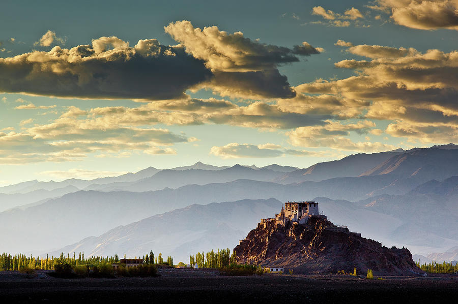 Stakna Monastery & Ladakh Range Photograph by Richard Ianson