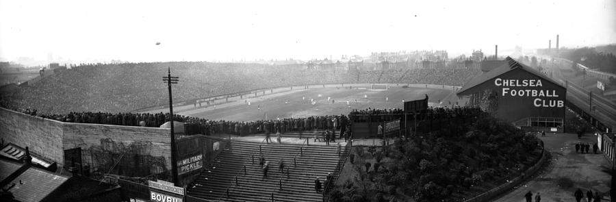 Stamford Bridge Chelsea F.C. Inspired Football Art Print Stadium