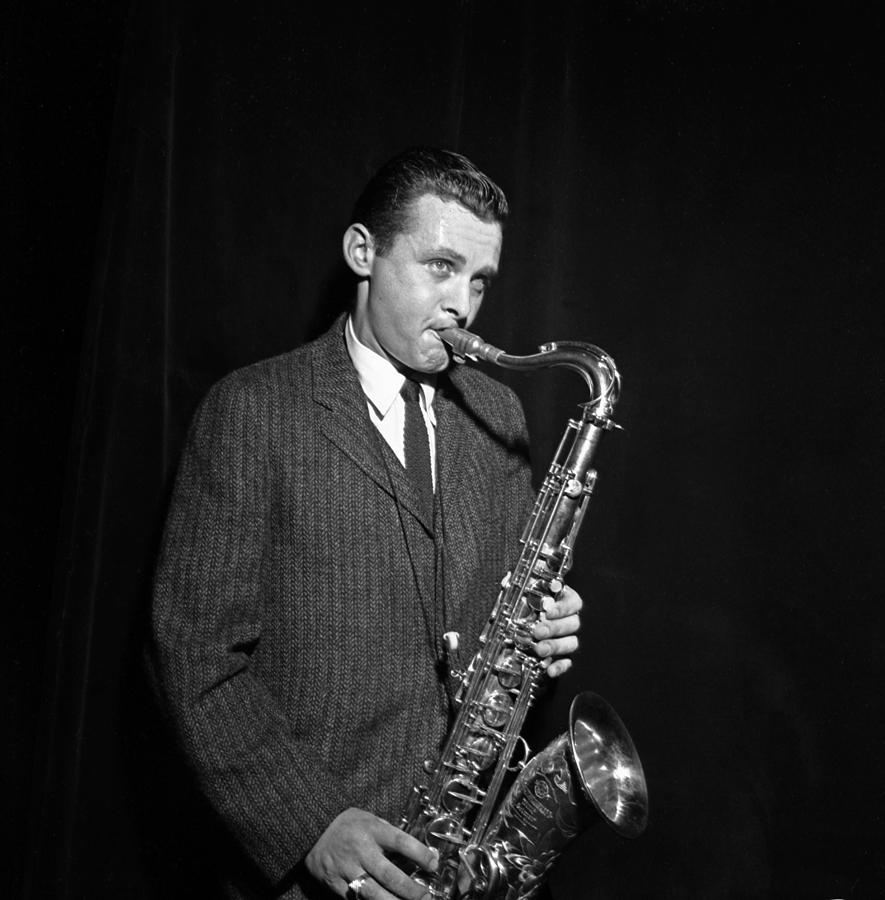 New York City Photograph - Stan Getz At The Brooklyn Paramount by Donaldson Collection