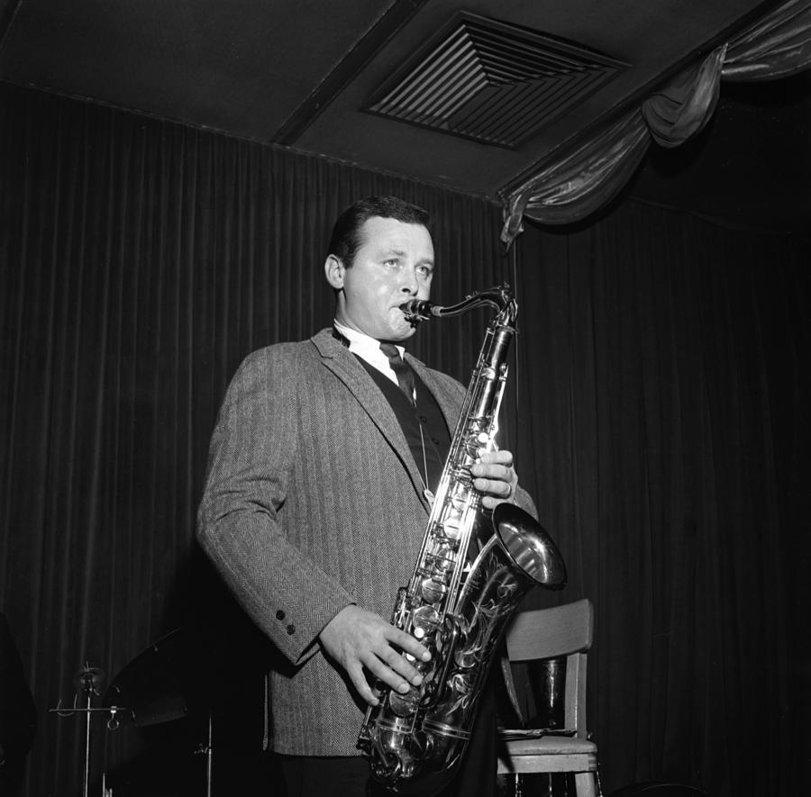 Stan Getz Performing In Ny Photograph by Donaldson Collection