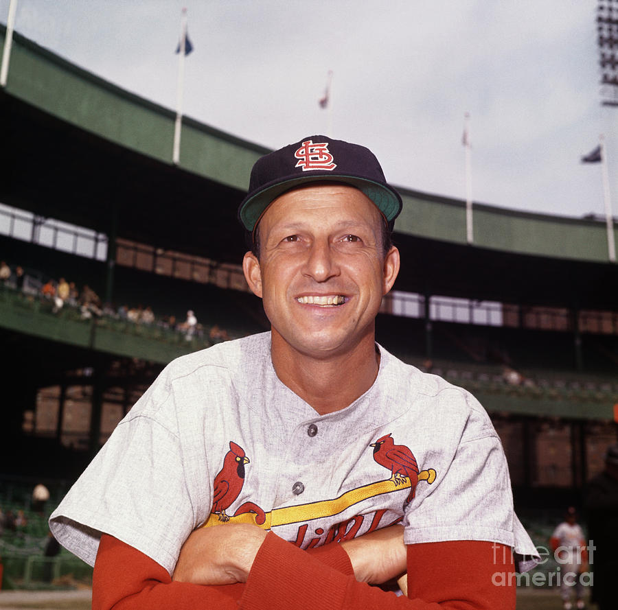 Stan Musial At Polo Grounds Photograph by Bettmann