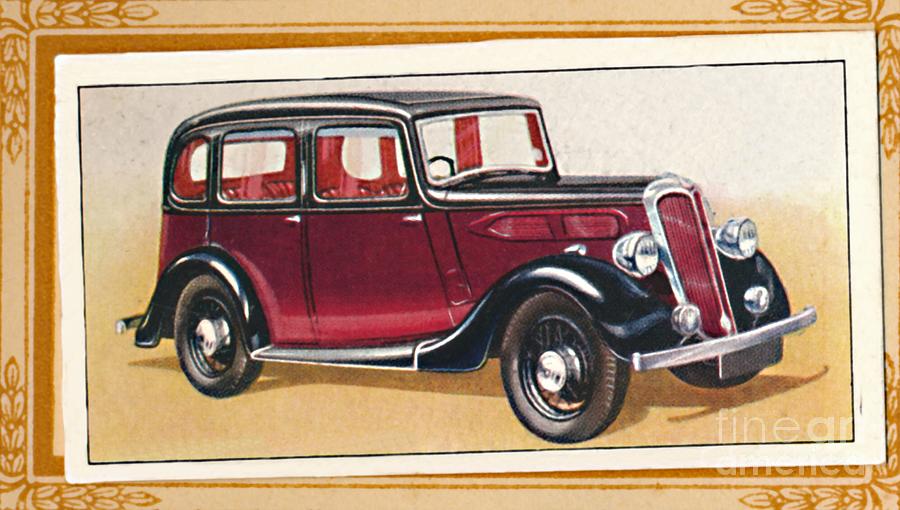 Standard 12 Saloon, C1936 Drawing by Print Collector