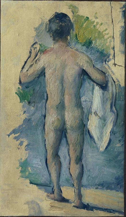 Standing Bather Seen From Behind 1879 82 Painting