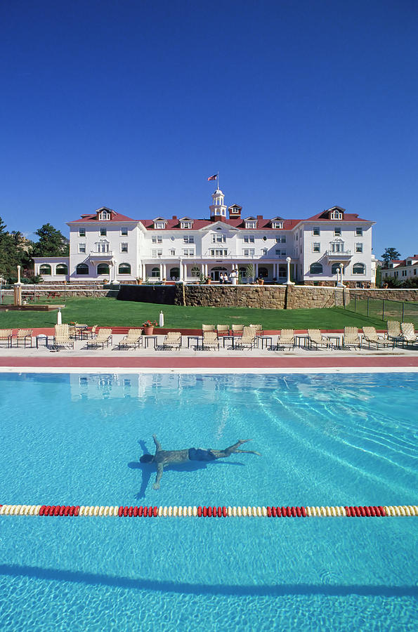 Colorado - Estes Park: The Stanley Hotel - Pool, The Stanle…