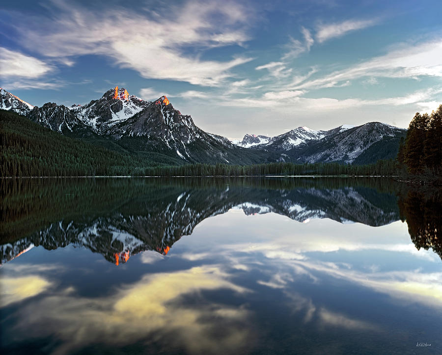 Mountain Photograph - Stanley Lake by Leland D Howard