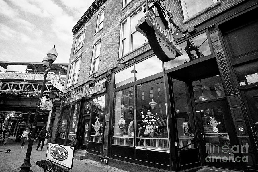 Chicago Photograph - stans donuts and coffee coffee shop on damen in wicker park Chicago IL USA by Joe Fox Chicago Photograph - stans donuts and coffee coffee shop on damen in wicker park Chicago IL USA by Joe Fox