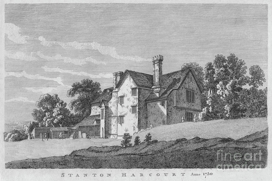 Stanton Harcourt Drawing by Print Collector