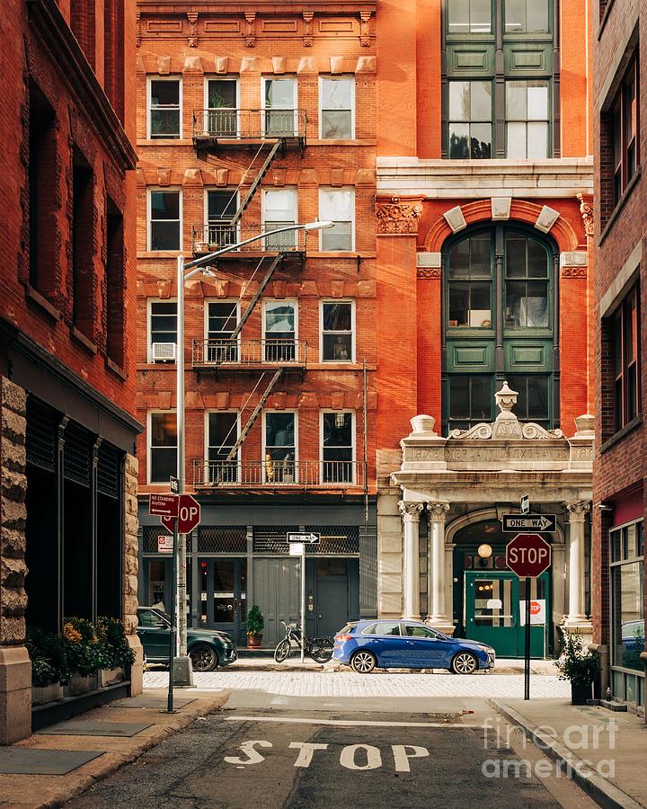 Staple Street, In Tribeca, Manhattan, New York City, Usa Photograph by 