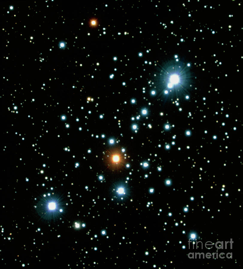 Star Cluster M103 Photograph by National Optical Astronomy Observatories/science Photo Library