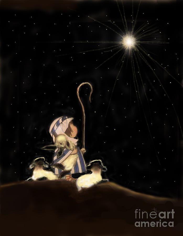 Star of Wonder, Star of Light Digital Art by Hazel Holland