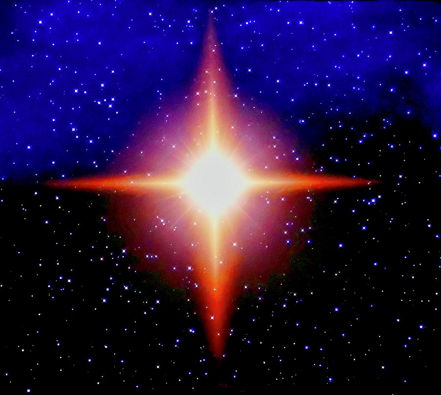 Star of Christ Photograph by Joan Reese
