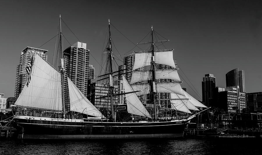 Star of India BW  Photograph by Cathy Anderson