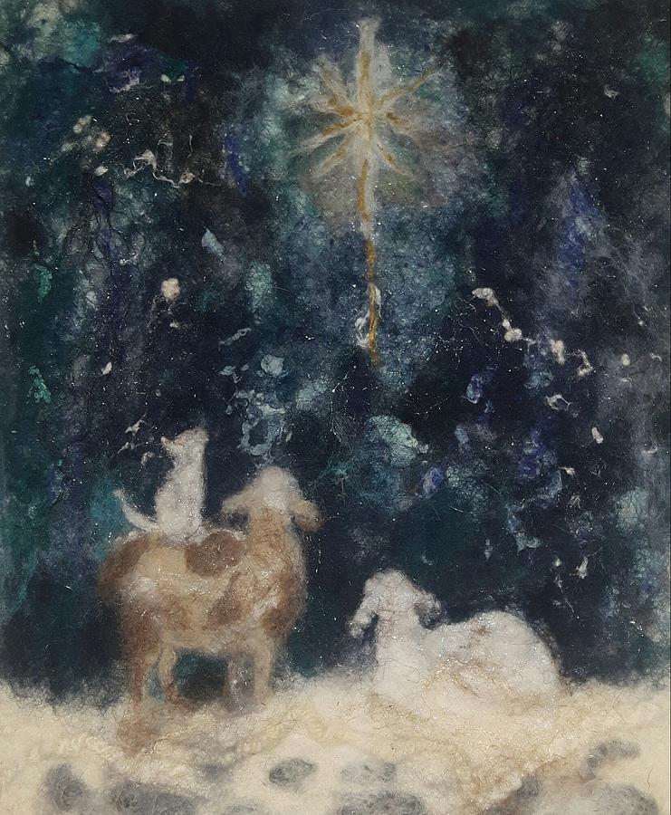 Sheep Painting - Star by Susanne Weber Sheep Painting - Star by Susanne Weber