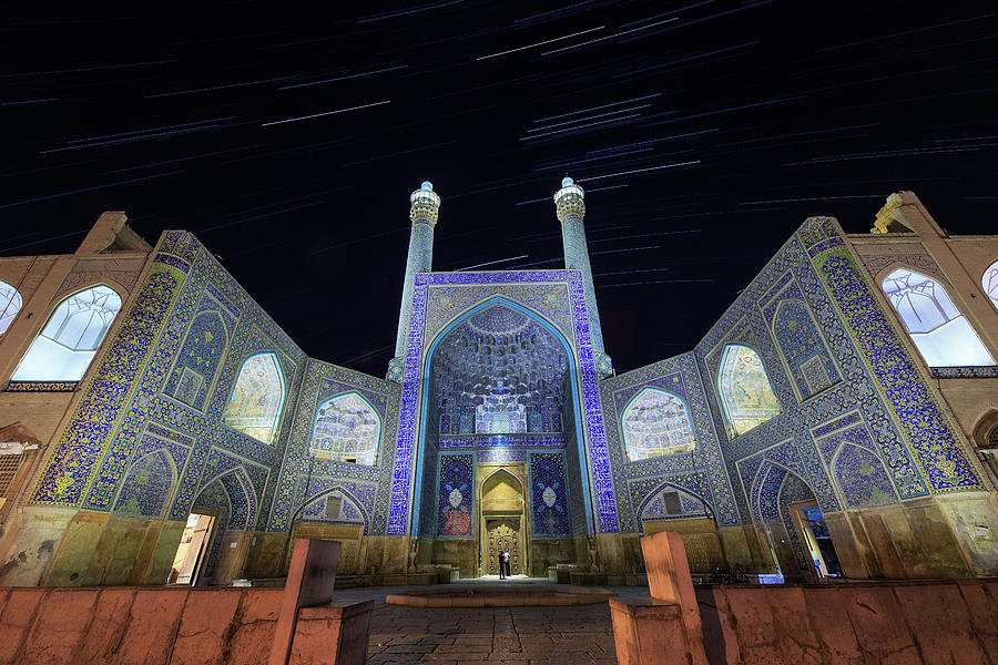 Star Trails Above The Shah Mosque by Jeff Dai Star Trails Above The Shah Mosque by Jeff Dai