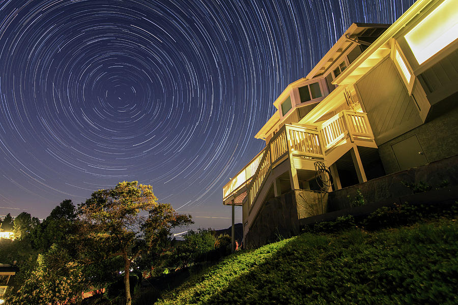 Star Trails Around The Northern Photograph by Jeff Dai - Fine Art America