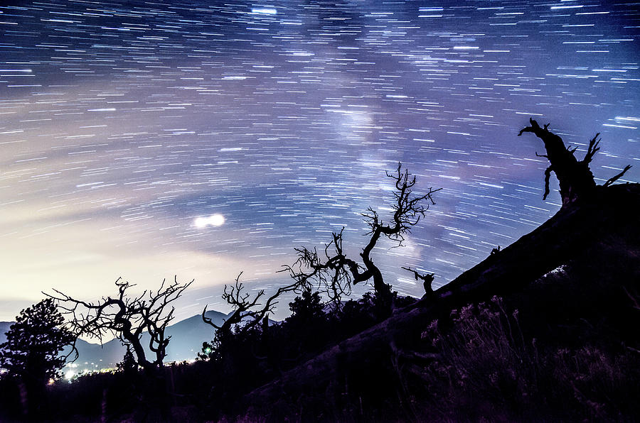 Star Trails in Estes Park Photograph by Ryan Ketterer