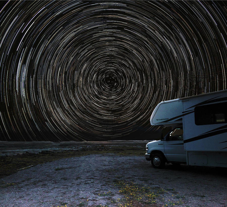 Star Trails over Rancho Hidalgo by Lon Dittrick Star Trails over Rancho Hidalgo by Lon Dittrick
