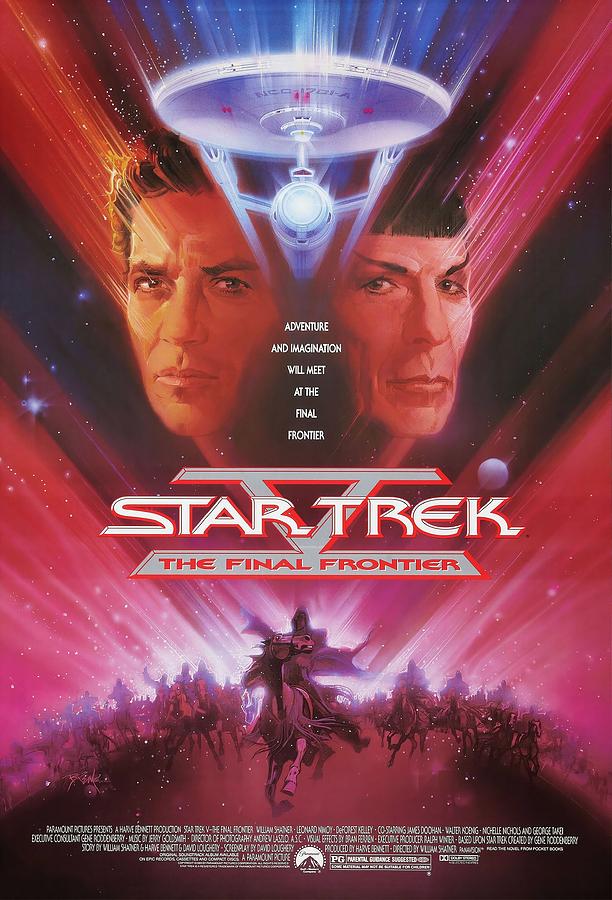 Movie Poster Photograph - Star Trek V The Final Frontier -1989-. by Album