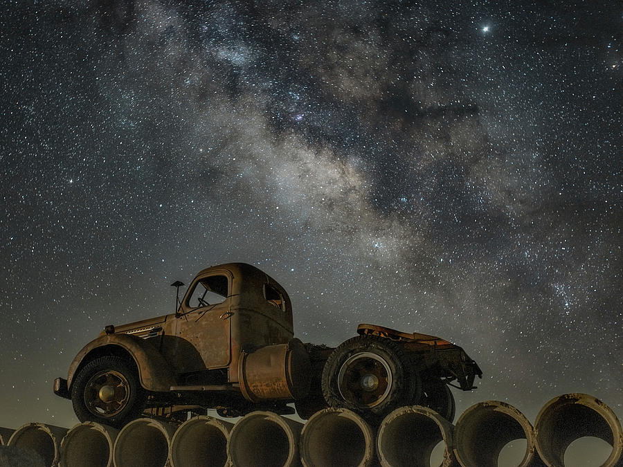 Star Truck 3 Photograph by James Clinich