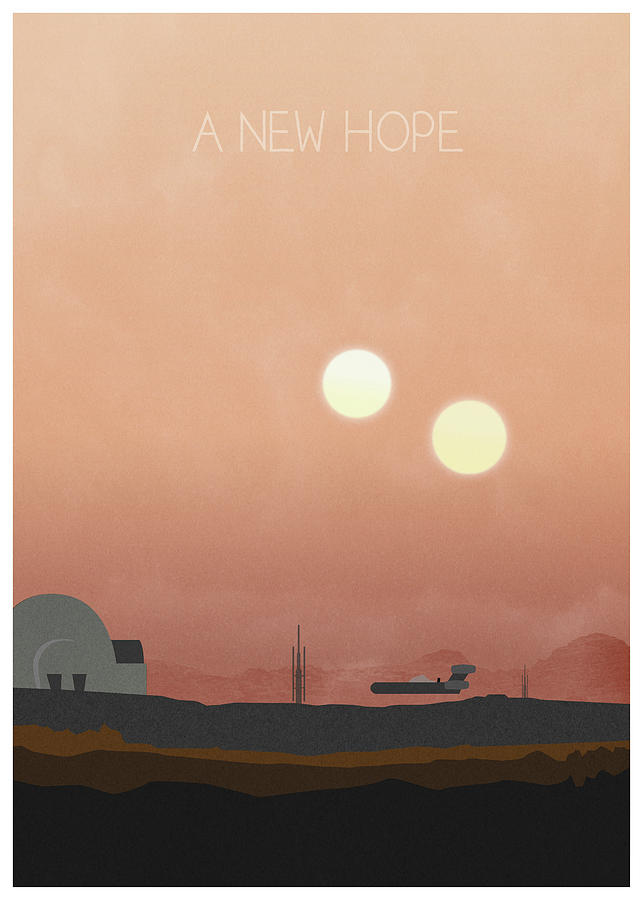 Star Wars Digital Art - Star Wars - A new hope by Dennson Creative