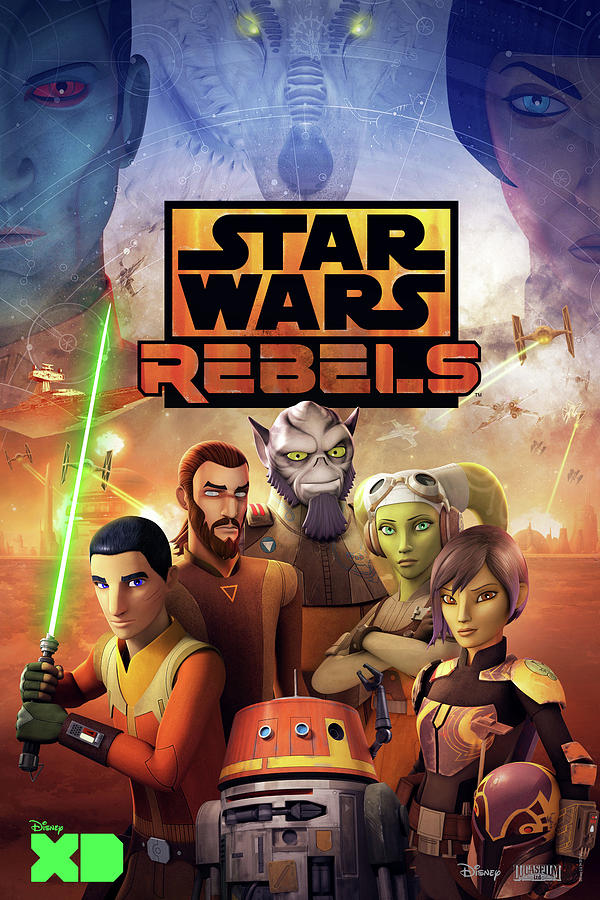 Star Wars Digital Art - Star Wars Rebels by Geek N Rock Star Wars Digital Art - Star Wars Rebels by Geek N Rock
