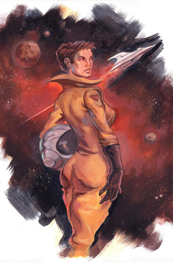 Star Wing Painting by Tony Sid Star Wing Painting by Tony Sid