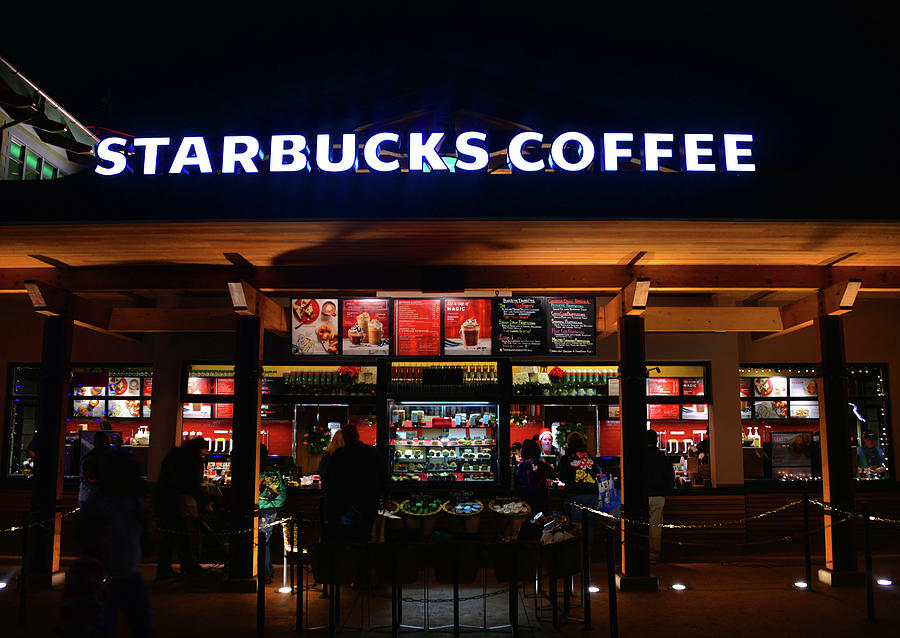 Starbucks at Disney Springs Photograph by David Lee Thompson