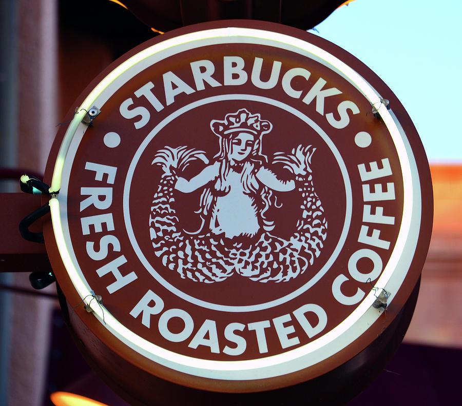 Starbucks classic sign Photograph by David Lee Thompson