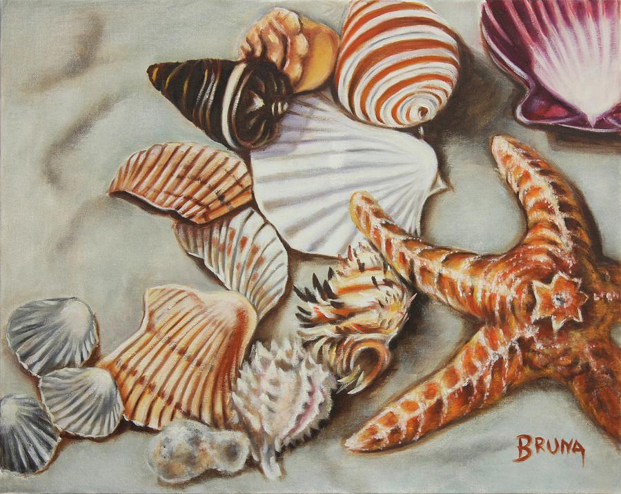 Starfish Dominant Painting by Bruna CHRISTIAN - Fine Art America