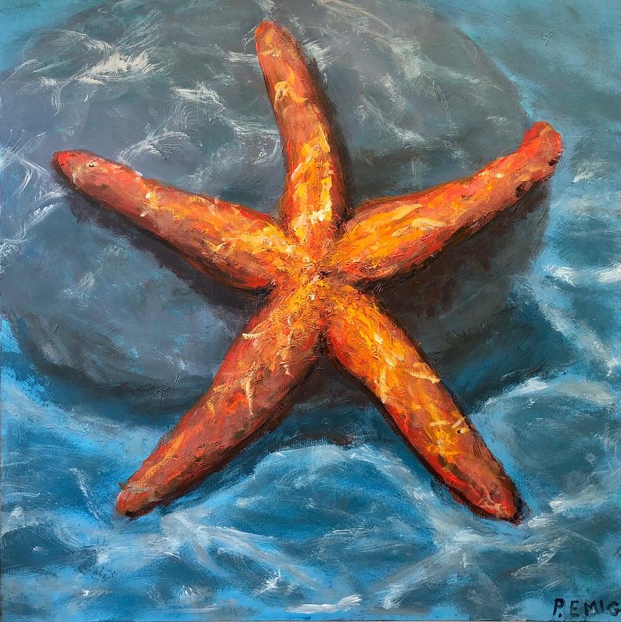 Starfish Painting - Starfish by Paul Emig Starfish Painting - Starfish by Paul Emig