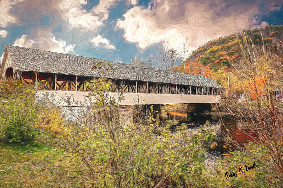 Stark covered bridge by Rusty R Smith Stark covered bridge by Rusty R Smith