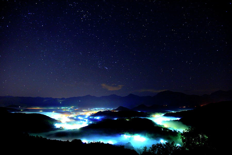 Starry Night At Wucheng Photograph by Thunderbolt tw (bai Heng-yao) Photography